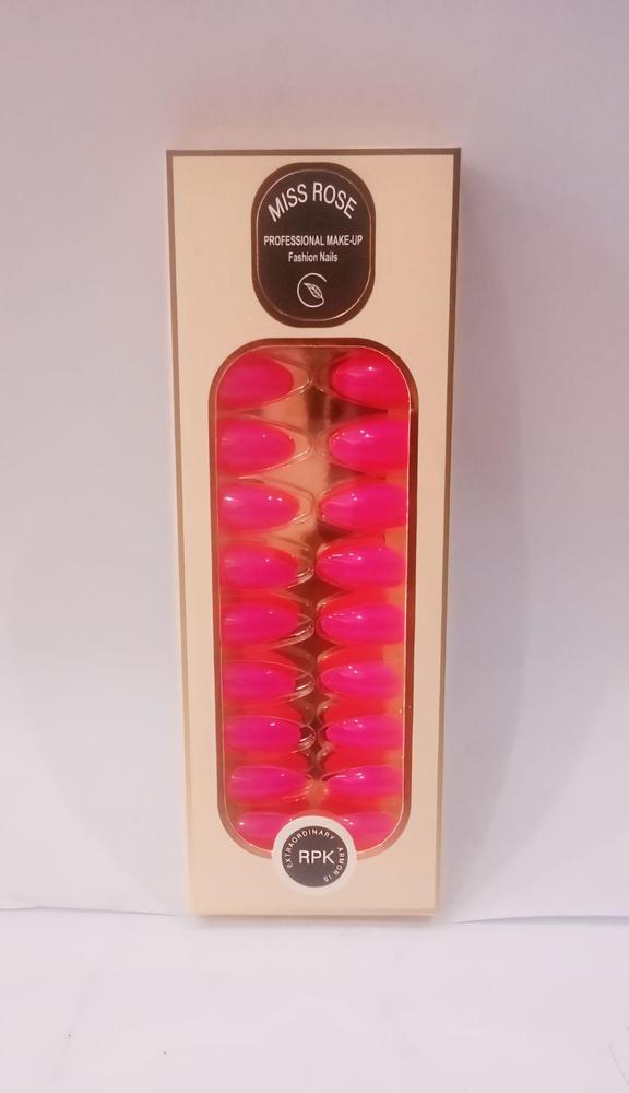 Pre Glued Artificial Nails Cosmetics