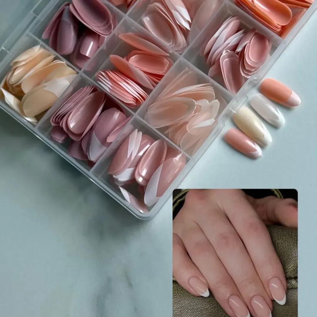 144 Pcs French Style Nails