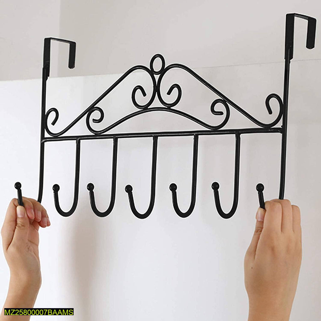 Door Metal hanger With 07 Hooks