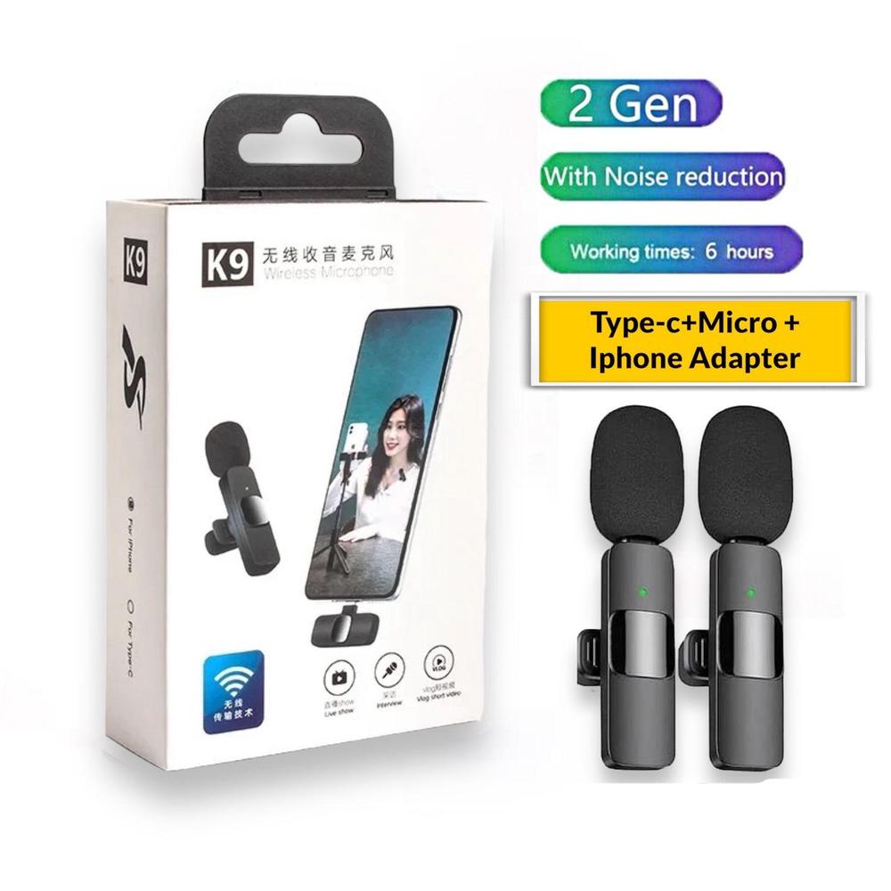 K9 wireless Viloging Rechargeable Microphone